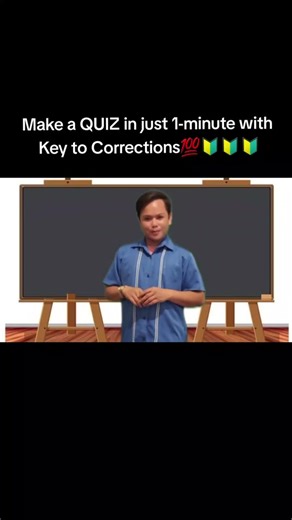 Painless Quiz Making in 1 Minute with Key to Corrections💯🔰🔰🔰