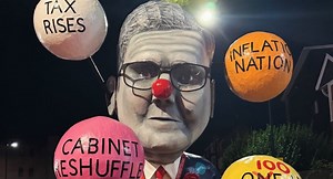 Lewes Bonfire, Sussex mum in Squid Game