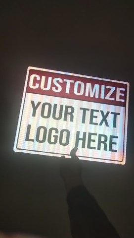 Custom Metal Sign, Personalized Signs for Business, Workplace, Home, 18x14 Inches, Engineer Grade Reflective Opion, Rust Free Aluminum, UV Ink Printing