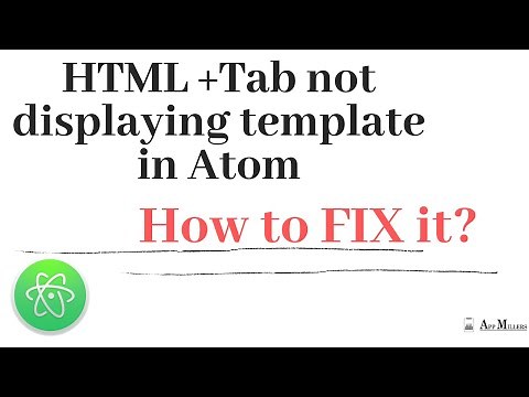 Installed Emmet but html +tab does not work in Atom/ How to Fix it?