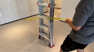 Watch Ladder width and height dimension video on Amazon Live