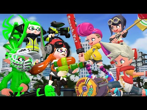 Splatoon VS Ninjala (Feat. SMG4 Meggy)