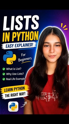 Lists in python ?🔥@A1coderclips #shorts