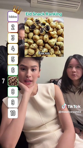 Rating Kue Lebaran Pilihan Maudy Ayunda