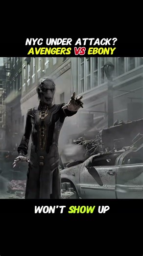 Avengers vs Ebony Maw 🔥 NYC Attack Scene | Infinity War #Shorts