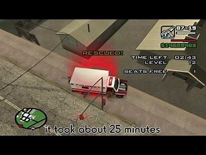 The easy way to complete Paramedic mission in GTA SA(Ambulance missions)