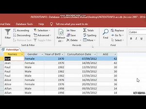 Ms Access Database Practical Exam: Episode 12 | KCSE 2013