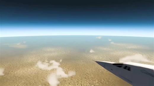 Concorde Solar Eclipse Animation Highlights