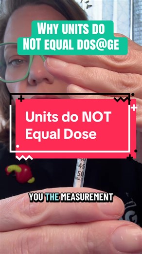 Units measure volume — not dosage. This is where most confusion starts. Educational only. #wellnesseducation #units
