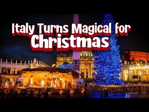 Italy Turns Magical for Christmas 🎄✨ | Stunning Xmas Decorations in Italy