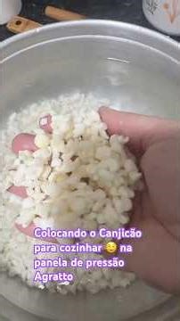 Colocando o Canjicão para cozinhar 🤤 na panela de pressão Agratto