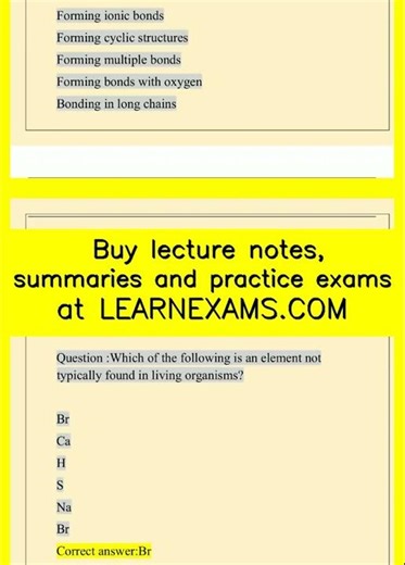 BIOCHEMISTRY FINAL EXAM PORTAGE LEARNING CHEM 210 SOLVED video