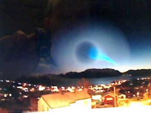 Strange Spiral light phenomena over Norway coincides with Obama peace prize reception