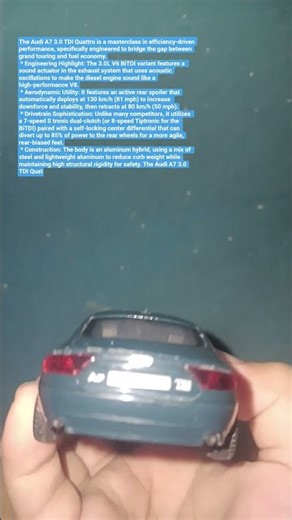 The 3.0 TDI is arguably the best sounding diesel in the world