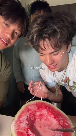 Making VIRAL watermelon ice cream #viral #fruit #icecream #trend #fyp | fruit icecream