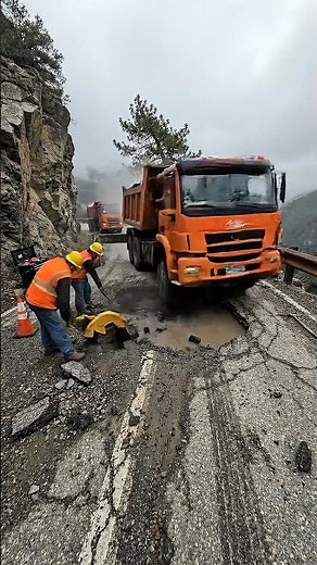 Massive Road Collapse Repaired to Restore Safe Travel.
