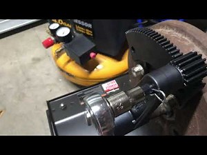 VW Beetle Axle Nut Removed Using Torque Multiplier