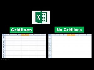 How to hide gridlines in Excel | Excel gridline hide | Excel for accountant