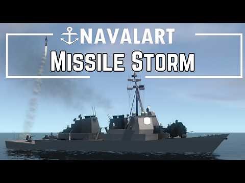 Ship To Ship Missile Fight - NavalArt