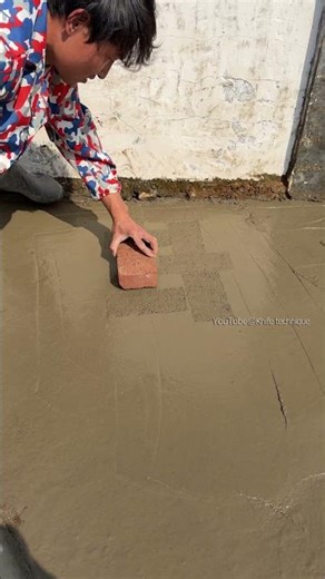 Learn this trick and diy your concrete floor at home