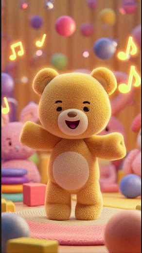 The Hugging Teddy Bear Song | Cute Animation for Kids and Toddlers
