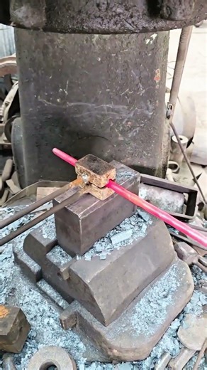 Blacksmith pliers, forged and handmade