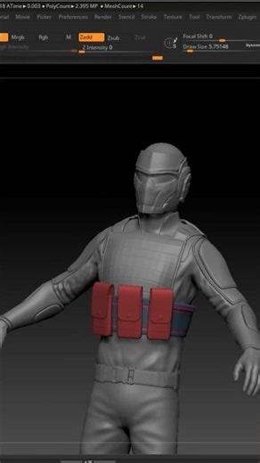 Some medium details...#art #3d #3dmodeling #3dsculpting #cod #battlefield #metalgearrising