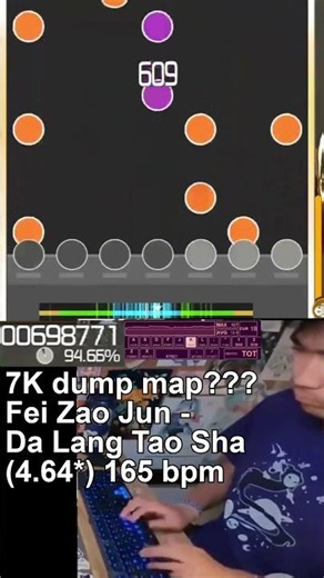 7k dump chinese song #osumania #osu #osugame #osumania7k #rhythmgame