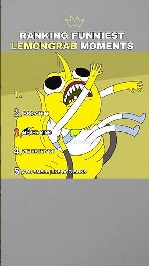 Funniest lemongrab moments #funny #tiktok #ranking