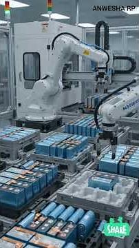 लिथियम-आयन EV Batteries कैसे बनती और काम करती है?| #ElectricVehicles #BatteryManufacturing
