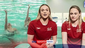 Izzy Thorpe and Kate Shortman: Team GB’s promising artistic swimmers have eyes on gold