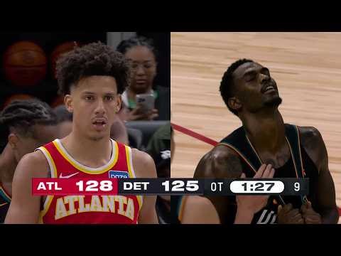 WILD OT ENDING Hawks vs Pistons 🤯 | March 25, 2026