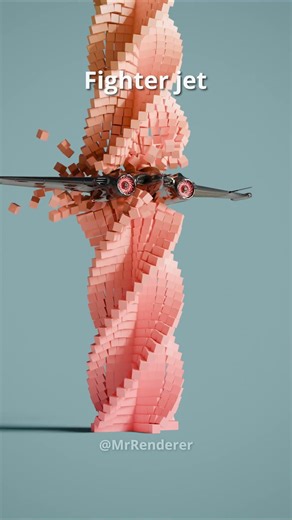 Propeller plane or Fighter jet? Which can break the tower #blender