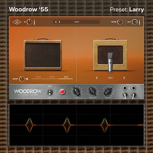 Punchy cleans, rich overdrive, grungy distortion. Get it now with the UAD Woodrow ’55 Amp Plug-In. | Universal Audio