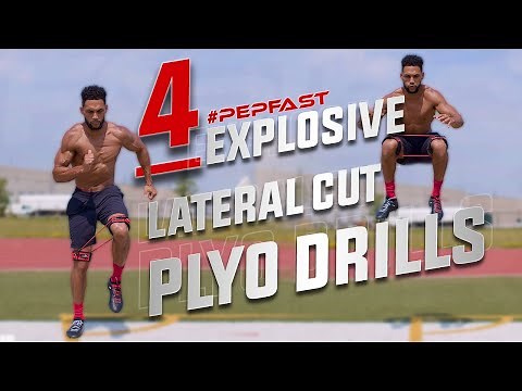 Top 4 Explosive Lateral Cut Plyometric Drills | Speed & Agility Training