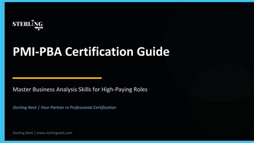 PMI-PBA Certification Guide Master Business Analysis Skills for High-Paying Roles