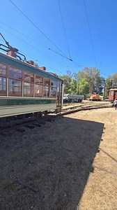 Moving Pacific Electric 332 in the Barn 2 yard at the Southern California Railway Museum. #socalrailway #trains #Museum #public #railway #train #trainmuseum #streetcar | John’s Tales From The Rails