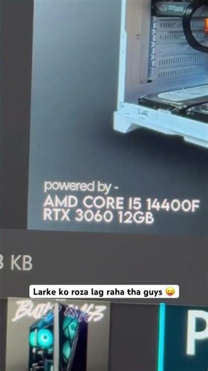 AMD CORE i5 14400F onli available at KabyzTech 😂