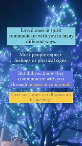 Loved ones in spirit absolutely communicate with you through clairvoyance: you don’t need to be a “psychic medium” for them to be doing so. They communicate with you through images often, for some people it may even be nearly every day. Here are 3 ways to tell when it’s happening: 1: Imagery from spirit loved ones (clairvoyance) will often come in in a different space within your head / mind ‘spatially’ than your own thoughts / your own thought imagery. Maybe you’ve never paid much attention to 