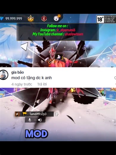 Bản Xmodz 2026 – Tiêu Kim Cương và Tặng Quà