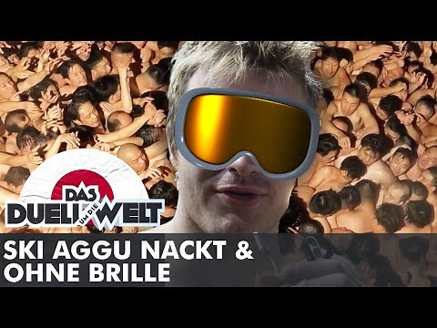 Ski Aggu nackt & ohne Brille | Für Joko beim Naked Men Festival in Japan