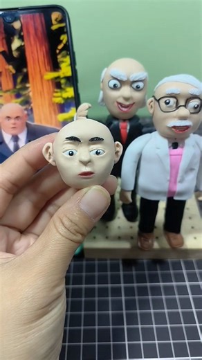 Handmade Clay Doll Face Reveal 😲 | Satisfying Miniature Art