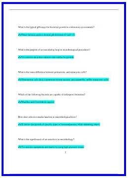 Microbiology LAB Exam 1 Questions and Answers Graded A1759 636x882