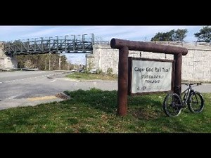 Cape Cod Rail Trail Bike Path | Cycling from Station Avenue to South Dennis Massachusetts, USA