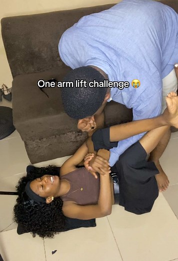 One Arm Lift Challenge for Couples