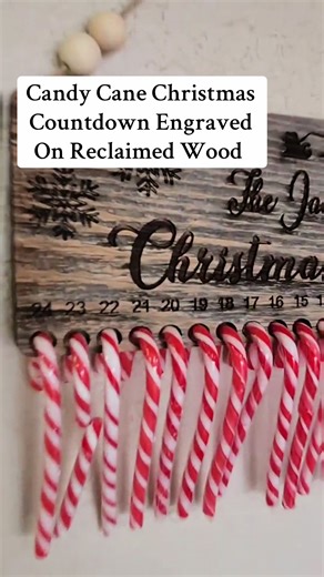 🎄🎅✨ It’s the most magical time of the year… and our Rockin’ Wood Candy Cane Christmas Countdown is here to bring the festive fun! Made from real reclaimed wood, this countdown is not only adorable, but the perfect tradition to bring out every December. Whether you’re team “Elf on the Shelf” or just want to create holiday memories with the kids, this countdown makes the perfect gift for your elf to show up with! 🧝‍♂️❤️ Let the countdown to Christmas begin! 🎁🎄🪵