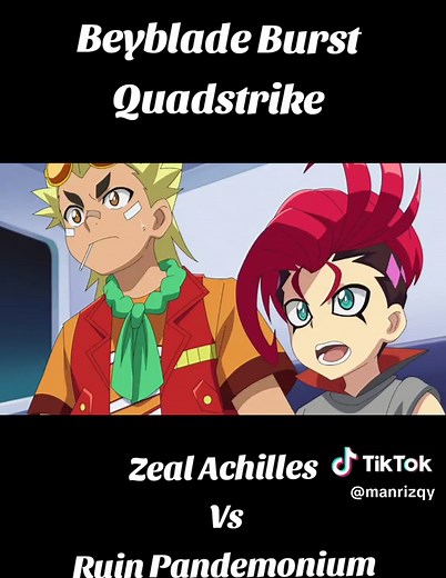 Beyblade Burst: Zeal Achilles vs Ruin Pandemonium Showdown