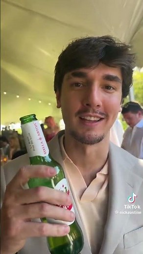 My Name Is Larray & This Is My First Drink At Alex Warren & Kouvr’s Wedding - Nick Austin TIKTOK