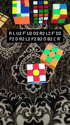 Satisfying Rubik's Cube Algorithms 🧩🔥 | #rubikscube #pattern #viral #shorts #ai