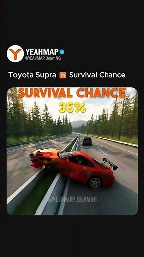 Toyota Supra 🆚 Survival Chance - BeamNG.drive